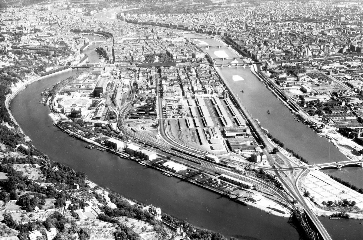 Lyon Confluence dans les années 1960s